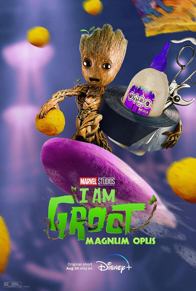 پوستر سریال تلویزیونی «من گروت هستم»(I Am Groot)